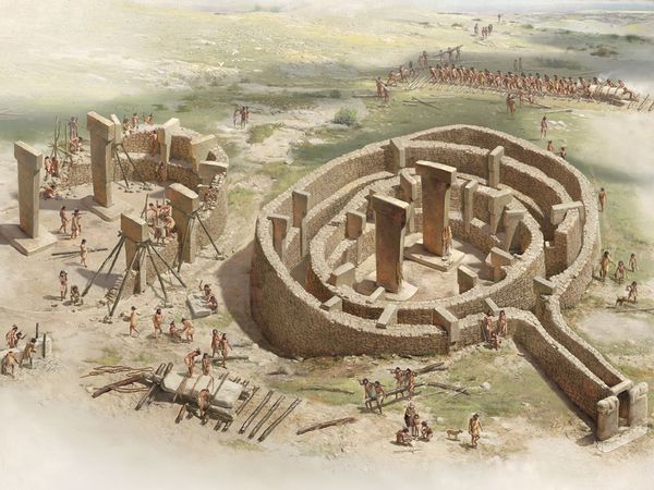 Artist Depiction of Gobekli Tepe